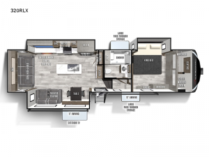 Cardinal Luxury 320RLX Floorplan Image