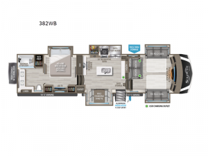 Solitude 382WB Floorplan Image