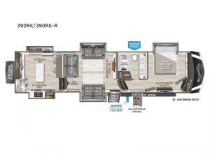 Solitude 390RK R Floorplan Image