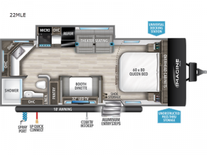 Imagine XLS 22MLE Floorplan Image