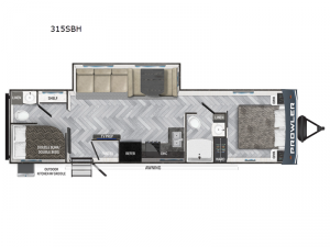 Prowler 315SBH Floorplan Image