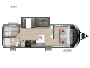 Radiance Ultra Lite 27DD Floorplan Image