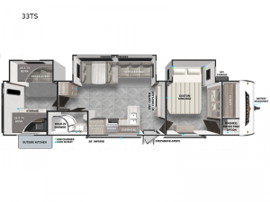 Wildwood 33TS Floorplan Image