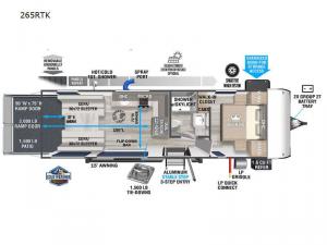 Wildwood FSX 265RTK Floorplan Image