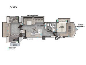 Wildwood Lodge 42QBQ Floorplan Image
