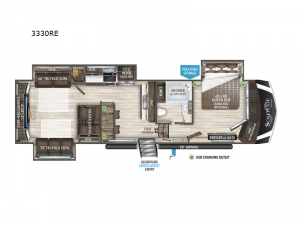 Solitude S-Class 3330RE Floorplan Image