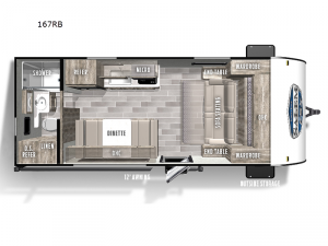 Salem FSX 167RB Floorplan Image