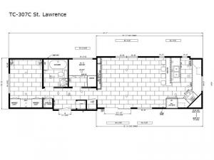 Timber Ridge Canada TC-307C St. Lawrence Floorplan Image