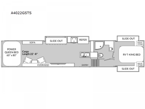 Vortex A4022GSTS Floorplan Image