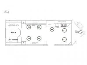 Glacier Ice House 21LE Floorplan Image