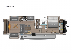 Eagle 335RDOK Floorplan Image