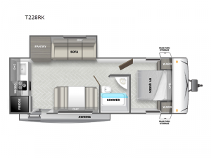 Wildwood Select T228RK Floorplan Image