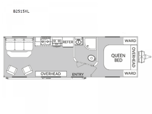 Blaze'n B2515XL Floorplan Image