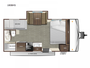 Autumn Ridge 180BHS Floorplan Image