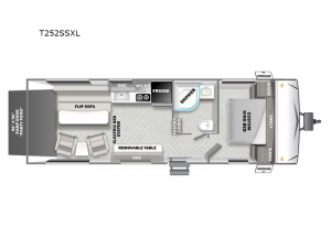 Salem Cruise Lite T252SSXL Floorplan Image