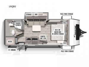 IBEX 19QBS Floorplan Image