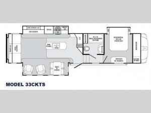 Sabre 33CKTS Floorplan Image
