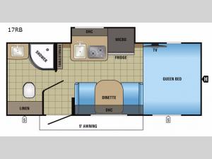 Hummingbird 17RB Floorplan Image