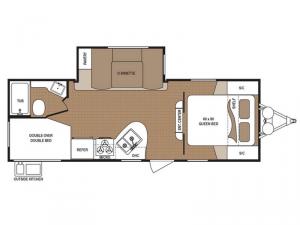 Aspen Trail 2340BHS Floorplan Image