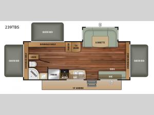 Launch Outfitter 239TBS Floorplan Image