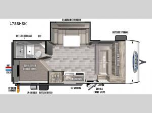 Salem FSX 178BHSK Floorplan Image