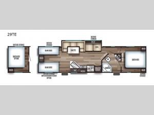 Cherokee Grey Wolf 29TE Floorplan Image