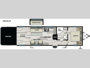 Sandstorm 282SLR Floorplan Image