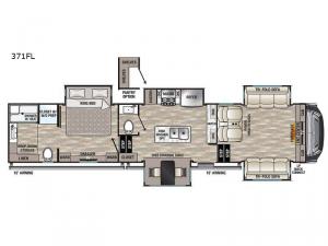 Cedar Creek 371FL Floorplan Image