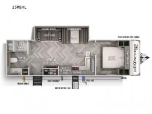 Salem Hemisphere Hyper-Lyte 25RBHL Floorplan Image