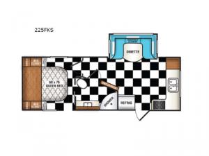 Retro 225FKS Floorplan Image