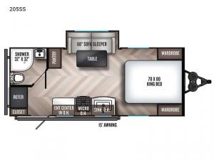 SolAire Ultra Lite 205SS Floorplan Image