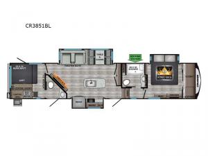 Cruiser CR3851BL Floorplan Image