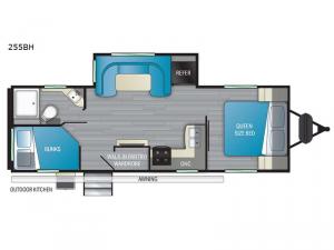 Sundance Ultra Lite 255BH Floorplan Image