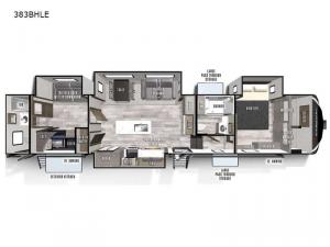 Cardinal Limited 383BHLE Floorplan Image