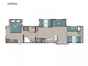 Conquest Special Edition Series 36FRSG Floorplan Image