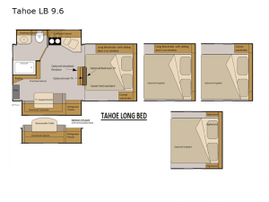 Host Campers Tahoe LB 9.6 Floorplan Image