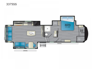 Bighorn 3375SS Floorplan Image