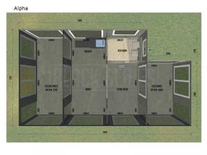Black Series Camper Alpha Floorplan Image