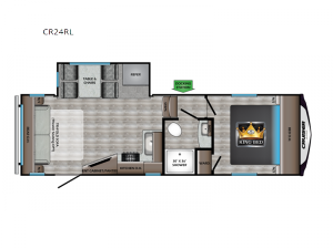 Cruiser Aire CR24RL Floorplan Image