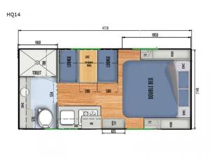HQ Series HQ14 Floorplan Image