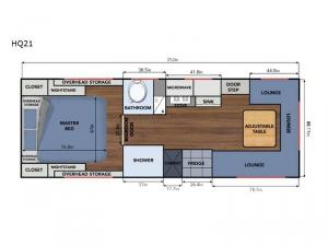 HQ Series HQ21 Floorplan Image