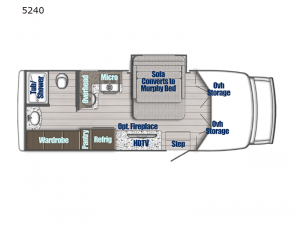 Yellowstone Cruiser 5240 Floorplan Image