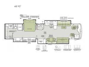 Zephyr 45 PZ Floorplan Image