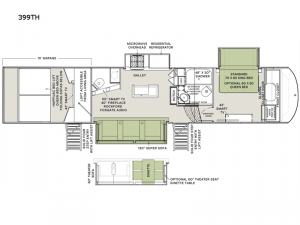 Ambition 399TH Floorplan Image