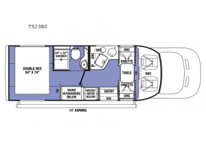 Sunseeker TS TS2380 Floorplan Image