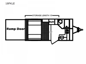 RPM Extreme 18FKLE Floorplan Image