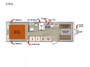 Deluxe 27RQ Floorplan Image