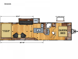 Attitude Wide Lite 3016GS Floorplan Image