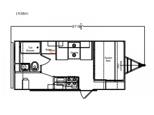 Intrepid 190BHi Floorplan Image