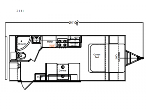 Intrepid 211i Floorplan Image